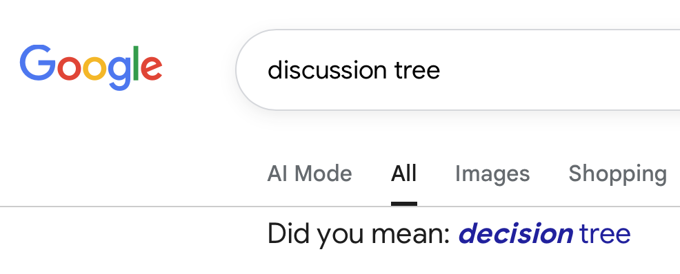 Discussion tree search 2